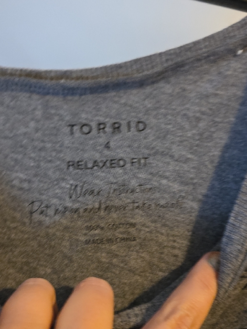 torrid Gray Distressed 'Rock' Graphic Short Sleeve Tee - Picture 3 of 6